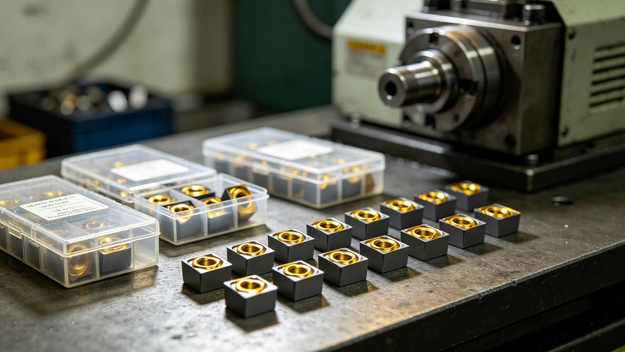 Carbide inserts with PVD coating